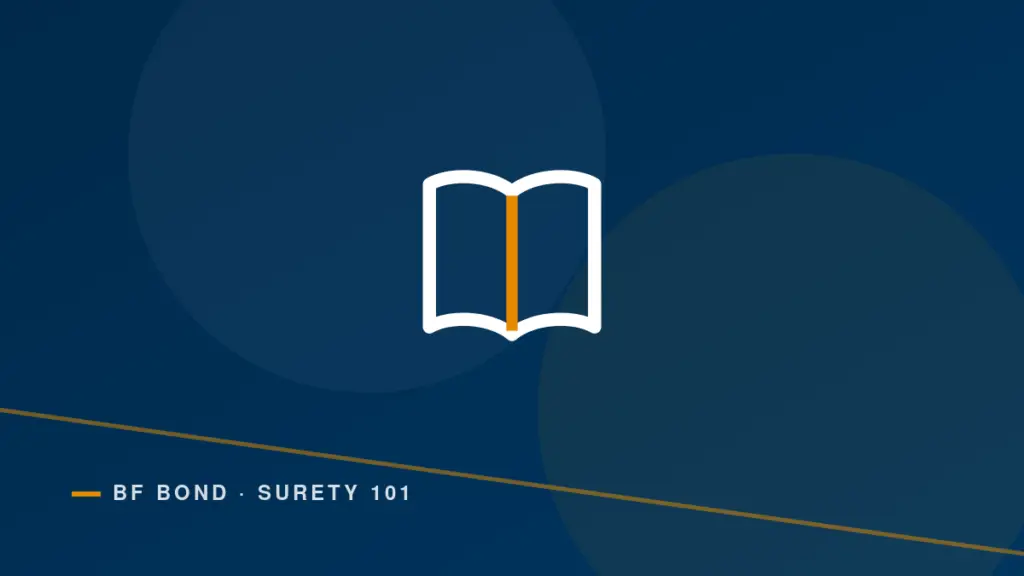 Open book icon u2014 glossary of surety and fidelity bond terms