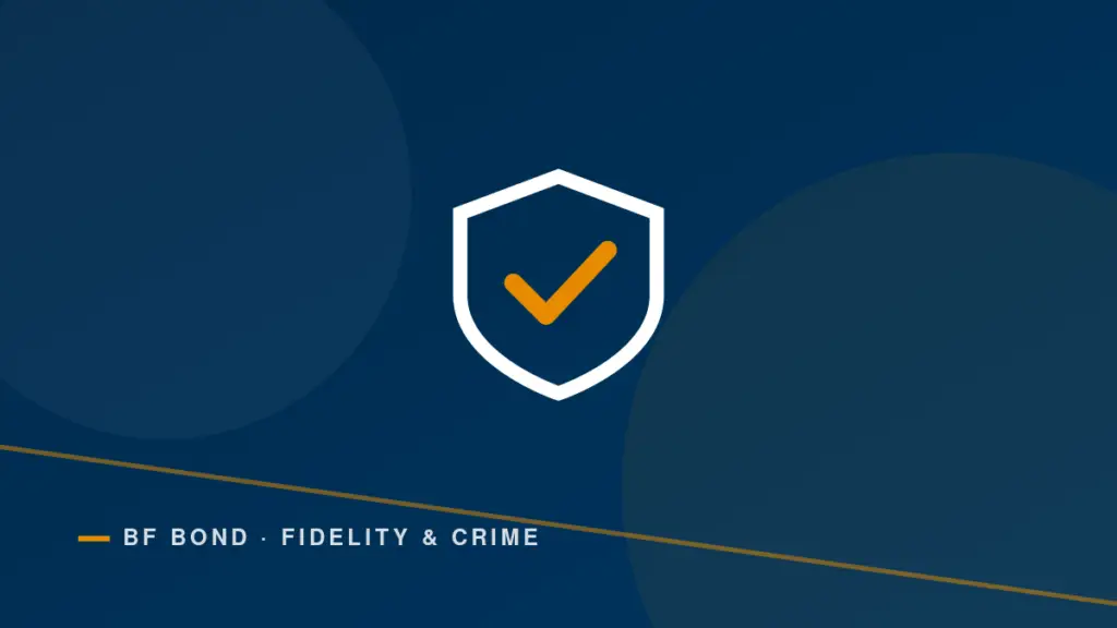 Shield with checkmark - fidelity bonds for your company