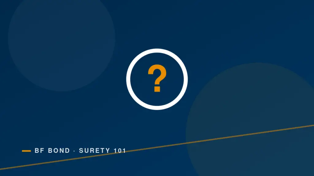 Question mark icon u2014 surety bond frequently asked questions