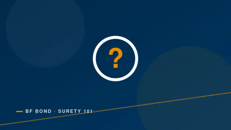 Question mark icon u2014 surety bond frequently asked questions