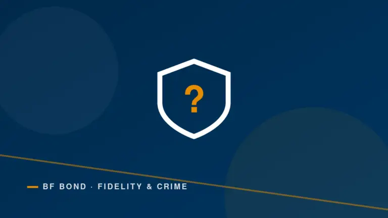 Shield with question mark - does a crime policy cover this